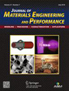 Journal Of Materials Engineering And Performance雜志