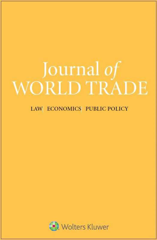 Journal Of World Trade雜志