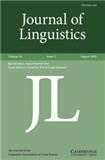 Journal Of Linguistics雜志