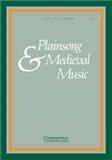 Plainsong & Medieval Music雜志