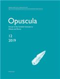 Opuscula-annual Of The Swedish Institutes At Athens And Rome雜志