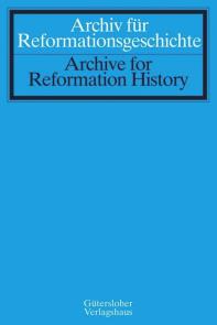 Archiv Fur Reformationsgeschichte-archive For Reformation History雜志