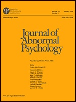 Journal Of Abnormal Psychology雜志