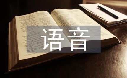 語(yǔ)音實(shí)訓(xùn)總結(jié)